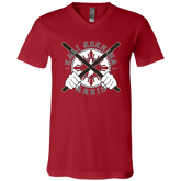 Kali Eskrima Arnis Unisex Jersey V-Neck T-Shirt